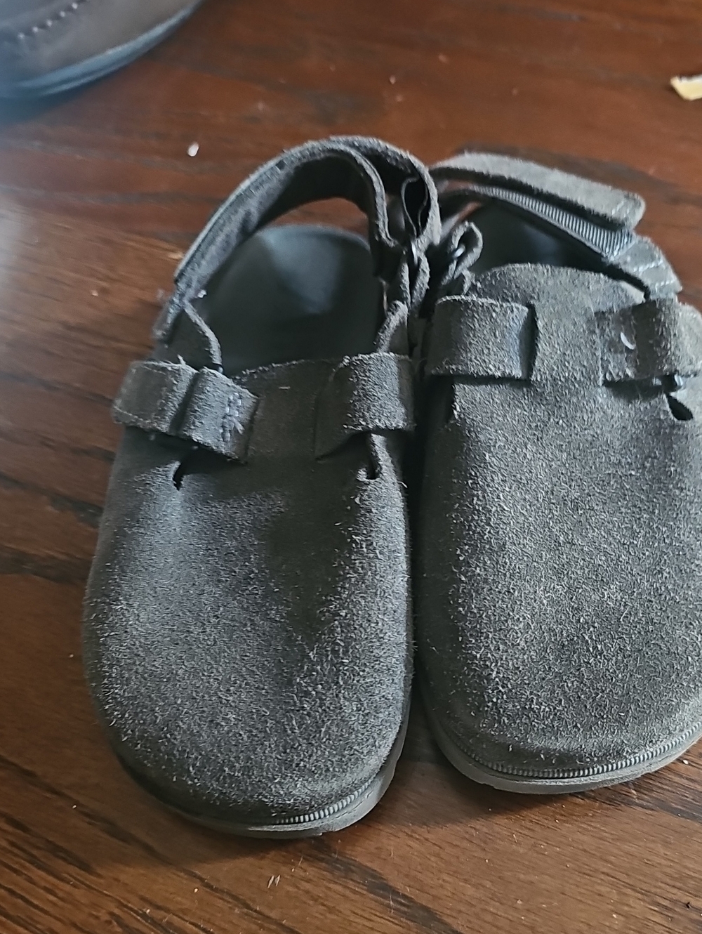 Kids Black Suede Zara Clogs 25 Or 10 Shoes